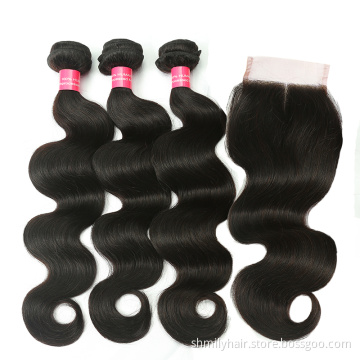 Brazilian Remy straight hair bundles,Brazilian virgin hair 3 bundles and 1 closure,Brazilian human hair bundles